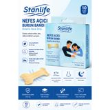 stanlife Klasik Normal Boy nefes acıcı Burun Bandı 10'lu