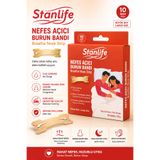 stanlife Large Büyük Boy nefes acıcı Burun Bandı 10'lu