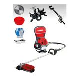 stanrayf Alman 16 Hp Çelik Piston Sırt Tipi Tırpan Ot Çalı Çim Biçme + Zeytin Meyve Silkeleme Aparatı + Çapa
