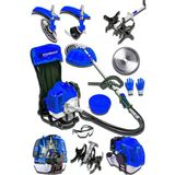 stanrayf Alman 16 Hp Çelik Piston Turbo Soğutuculu Arazi Tipi Benzinli Sırt Tırpan Ot Çalı Çim Biçme + Çapa