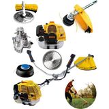 Stanrayf Alman 16 Hp Tam Profesyonel Bronz Piston Benzinli Ot Çalı Çim Biçme Makinası Yan Tırpan