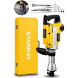 Stanrayf Alman 17 Kg Büyük Boy Tam Profesyonel Ağır Sanayi Kullanımına Uygun Bakır Sargı Çelik Şanzıman Kırıcı Hilti