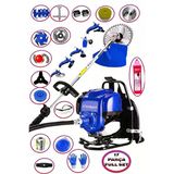 stanrayf Alman 20 Hp Benzinli Sırt Tipi Tırpan Akrobat Çapalama Toprak Eşeleme Makinesi Ot Çalı Çim Biçme Tırpan Makinası