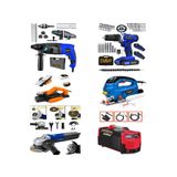 stanrayf Alman 6 Lı Set Invertör Kaynak Kırıcı Delici Şarjlı Matkap Dekupaj Planya Spiral Ultra Prof Set