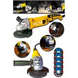 Stanrayf Alman 9500 Watt Bakır Sargılı Motor 115-125Mm Spiral Avuç Içi Ahşap Metal Kesme Taşlama Makinası
