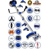 stanrayf Alman AMG759 Seri 20HP Tam Prof Arazi Tipi Yan Tipi Tırpan Çapalama Ot Çalı Çim Biçme Makinesi Tırpan