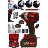 Stanrayf Alman H-Tech 798 Vf 30 Ah Çelik Şanzıman Kömürsüz Motor Somun Bijon Sökme Sıkma Vidalama Makinası