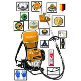 stanrayf Alman LG560 Çelik Piston Turbo Soğutuculu 14 Parça Sırt Tipi Benzinli Tırpan Ot Çalı Çim Biçme Makinesi Tırpan