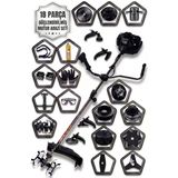 Stanrayf Alman Mg980 20Hp 18 Parça Setli Çelik Piston Yan Tip Tırpan Toprak Çapalama Ve Eşeleme + Ot Çalı Çim Biçme Makinesi