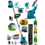 Stanrayf Alman Profesyonel 999 Vf 25 Ah Bataryalı Çift Akülü Ot Çim Çalı Kenar Biçme Tırpanı Tırpan Makinesi