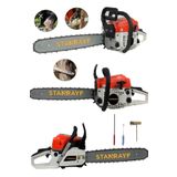 stanrayf Alman Strong 15 Hp Çelik Şanzıman Benzinli Ağaç Odun Dal Motorlu Hızar Bıçkı Testeresi Orman Motoru