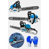 stanrayf Alman Strong 15hp 72Cc Çelik Şanzıman Benzinli Ağaç Odun Dal Motorlu Hızar Bıçkı Testeresi