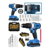 stanrayf Alman Teknoloji Coper 58 V 10 Ah Bakır Sargı Çelik Şanzıman Çift Akülü Şarjlı Matkap Ve Vidalama Set