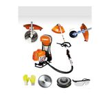 stanrayf Alman W-power 16 Hp Çelik Şanzıman Çelik Dişli Sırt Tipi Benzinli Motorlu Ot Çalı Çim Biçme Tırpanı