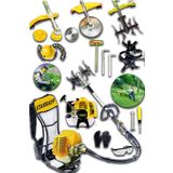 stanrayf Alman X-TORQ 16 Hp Bakır Sargı Turbo Soğutuculu Sırt Tipi Tırpan + Çapalama Ot Çalı Çim Biçme