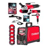 stanrayf Germany 201sx Çift Kartlı Hava Soğutmalı Invertec Compact Kaynak Makinesi + 125 MM Taşlama Sprel