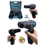Stanvolt 24 V 5 Ah Kömürsüz Darbeli Torklu Şarjlı Matkap Lion Armut Batarya Çift Akülü Vidalama Setli