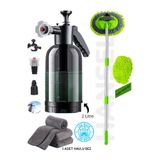 STANVOLT 3'LÜ SET ULTRA Basınçlı Oto Yıkama Pompası Köpük Yapıcı +Mikrofiber Bez+Şönil Araba Yıkama Fırçası