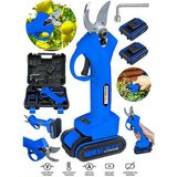 Stanvolt Kömürsüz Motor Akülü Bağ Makasi Dal Budama Kesme Makasi Makinesi Çantali
