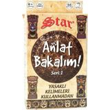 Star Anlat Bakalım Oyun Kartları Seri-1 ve Seri-2 Yasaklı Kelimeler Eğlenceli Aile Oyunu 0 - 24 Ay