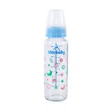 Star Baby Desenli Cam Biberon 250ml Mavi