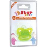 Star Baby Silikon Damaklı Emzik No.1 - No: 1 - Yeşil