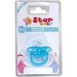 Star Baby Silikon Emzik No.1 - No: 1 - Mavi
