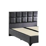 Star Başlık 120 Cm Tek Kişilik Antrasit Keten Kumaşlı Modern Lüks Yatak Başlığı / Baza Başlığı