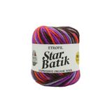Star Batik Örgü İpi Turuncu Kahve Mor Gri%75 Premium Akrilik%25 Organik Merino Yün 100g 110m (T062)