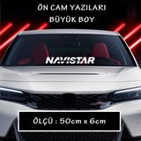 Star Cam Yazilari Sticker - Araba Motosikler Atv Kamyon Kamyonet Cam Uyumlu