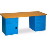Star Çelik Atölye Çalışma Tezgahı-6 Çekmeceli-Kapaklı-2130 mm
