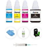 Star Film Canon E414 Için Photoink Plus Siyah ve Renkli Kartuş Dolum Seti