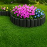 Star Garden Antrasit Gri Plastik Çim Bordürü 2.3 Metre Çim Ayırıcı