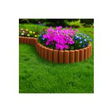 Star Gardentools Bahçeshop Star Garden KİREMİT TURUNCU Çim Bordürü 2.3 Metre Çim Ayırıcı KİREMİT TURUNCU