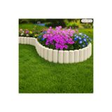 Star Gardentools BahçeShop Star Garden Krem Rengi Çim Bordürü 2.3 Metre Çim Ayırıcı