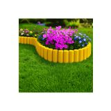Star Gardentools BahçeShop Star Garden SARI Çim Bordürü 2.3 Metre Çim Ayırıcı SARI