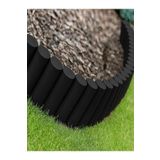 Star Gardentools Star Garden Siyah Plastik Çim Bordürü 2.3 Metre Çim Ayırıcı