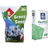 Star Karışım Ithal Çim Tohumu - 10 kg + Çim Gübresi - 10 kg