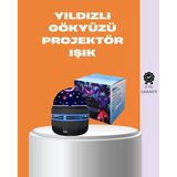 Star Master Galaxy Projektör – 360° Dönebilen Gece Lambası, Dekoratif Ambiyans Işığı
