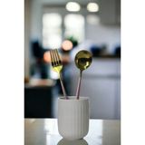 Star Master Tezgah Üstü Dekoratif Dik Kaşıklık Beyaz Renk Model 12 - 11 cm