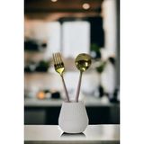 Star Master Tezgah Üstü Dekoratif Dik Kaşıklık Beyaz Renk Model 3 - 9 cm