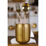 Star Master Tezgah Üstü Dekoratif Dik Kaşıklık Gold Renk Model 11 - 10 cm - Altın