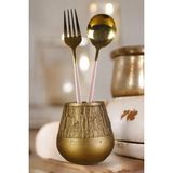 Star Master Tezgah Üstü Dekoratif Dik Kaşıklık Gold Renk Model 3 - 9 cm