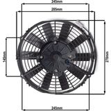 Star Motor Company 10 Inç 170 Wat 12 Volt Üfleyici Axiel Fan