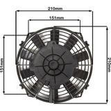 Star Motor Company 8 Inç 120 Wat 24 Volt Emici Axıel Fan