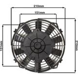 STAR MOTOR COMPANY 8 İNÇ 120 WAT 24 VOLT ÜFLEYİCİ AXIEL FAN