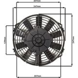 Star Motor Company 9 Inç 120 Wat 24 Volt Emici Axıel Fan