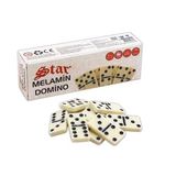 Star Okey Melamin Domino Masa Oyunu, 28 Taş Aile Oyunu, Dominoes Double Six