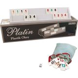 Star Oyun Aletleri 1010211 Platin Plastik Okey Takımı
