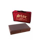 Star Oyun Aletleri Hediyeli Premium Masif Ahşap Kasalı Gold Tavla